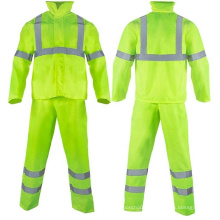Custom High Visibility Work Wear Uniform Waterproof Raincoat
